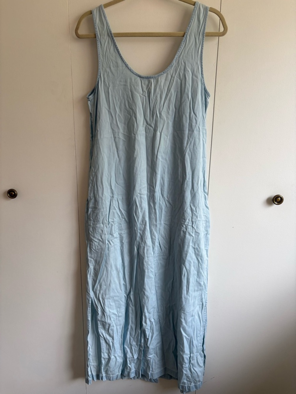Button-Front Tank Dress - Picture 2 of 3